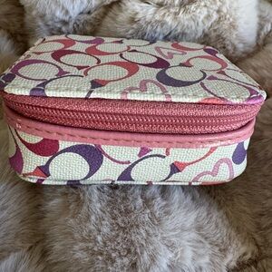 Coach Peyton Heart Pill or Jewelry Case